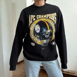 STEELERS Vintage AFC Champions 1995 Crewneck Sweatshirt USA XL